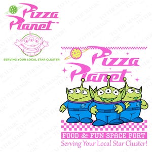 Pizza Planet Png, Aliens Png, Speisen und Getränke Png, Pizza Box Party Png, Pizza Restaurant Png, digitaler Download