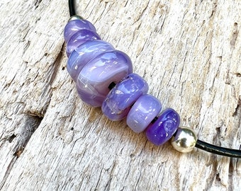 Oregon Holley Blue Agate Necklace, Natural Purple Agate
