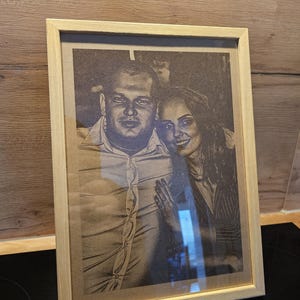 Anniversary gift, wedding gift, Valentine&#39;s Day gift, couple gift, engagement gift, family portrait wood.