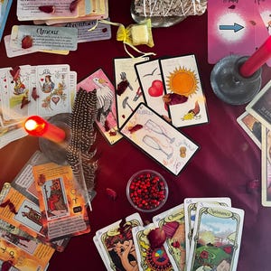 love clairvoyance card oracle divinatory tarot