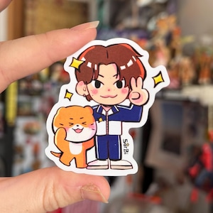 GOSE matte sticker - dino and chandalee
