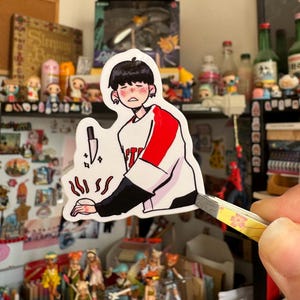Yoongi cutting onions [In The Soop] vinyl sticker