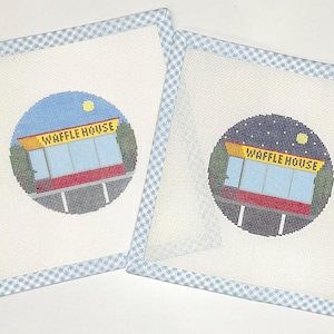 Waffle House Needlepoint Canvas
