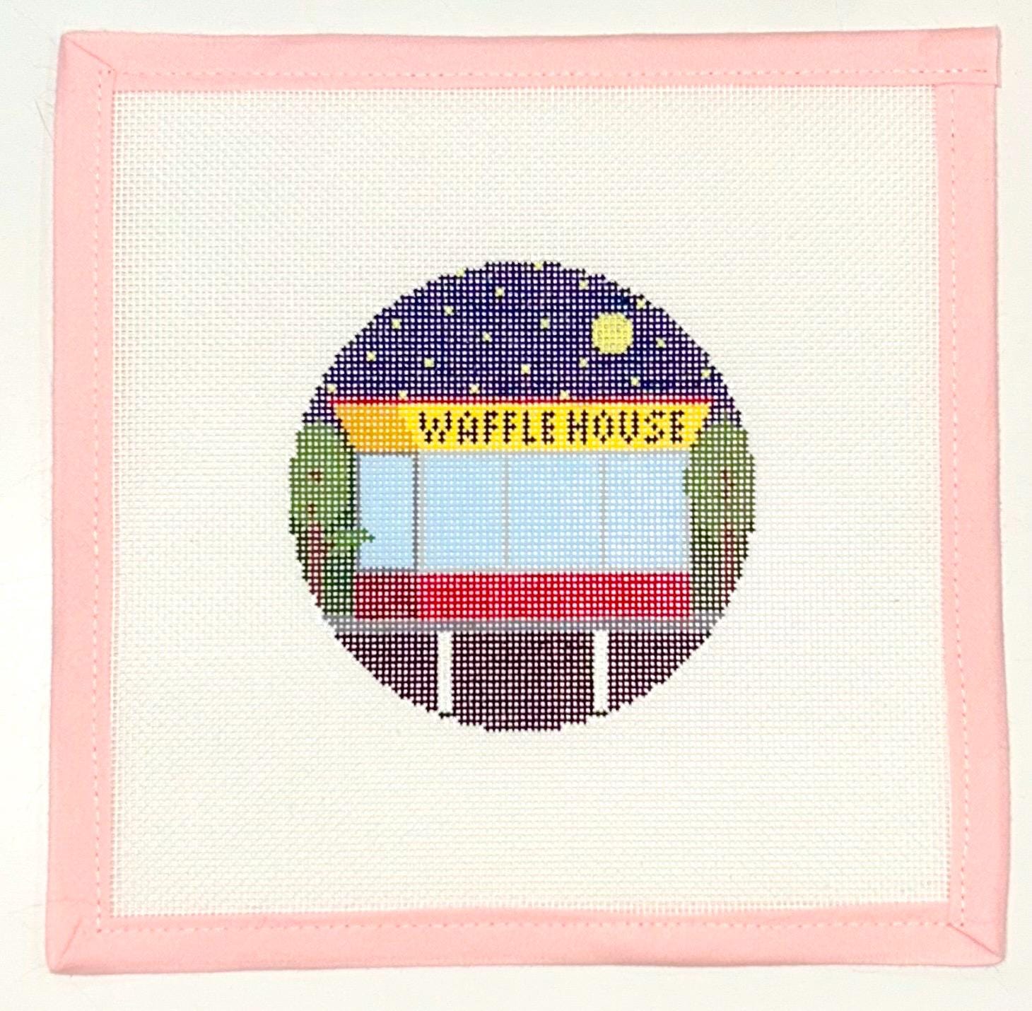 Waffle House Needlepoint Canvas