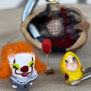 Georgie meets IT - handmade miniature
