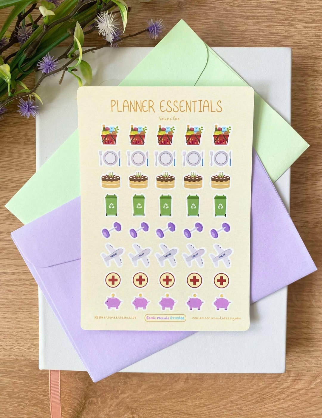 Planner Essentials | Sticker Sheet - Etsy