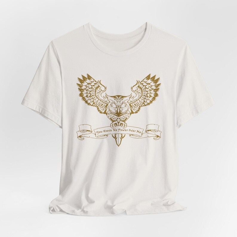 You Have No Power Over Me, Labyrinth T-shirt, Owl Shirt, Vintage 80s Fantasy, Retro Fantasy Shirt Vintage White