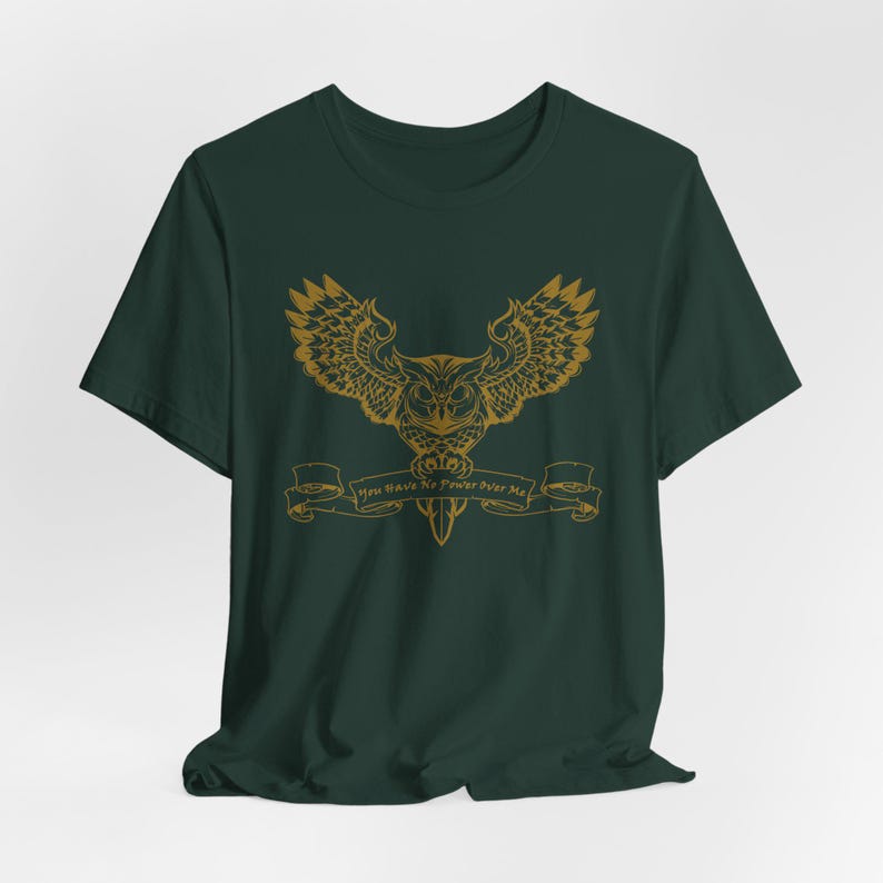 You Have No Power Over Me, Labyrinth T-shirt, Owl Shirt, Vintage 80s Fantasy, Retro Fantasy Shirt Forest