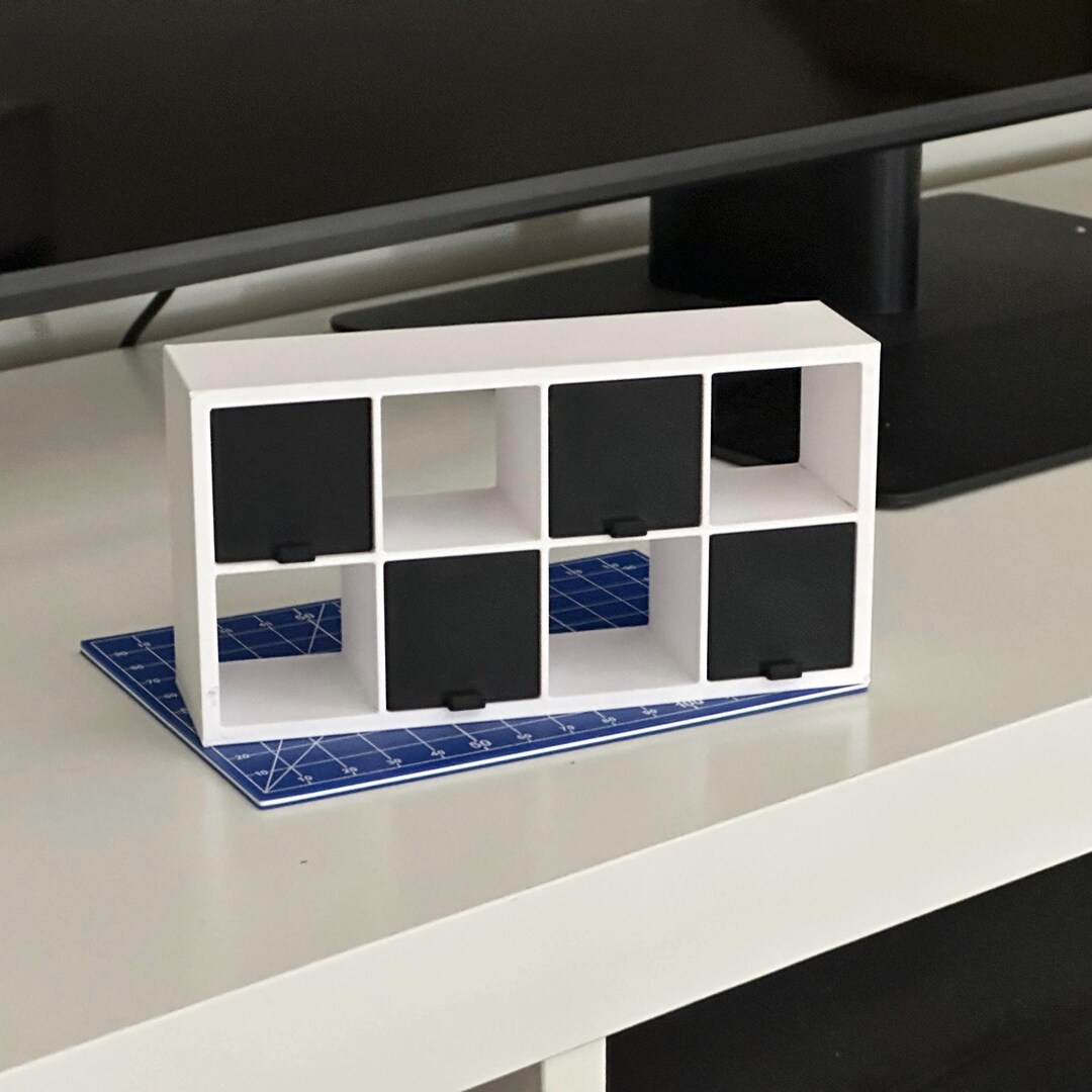 IKEA Kallax Inspired Mini Storage 1:10 - Etsy