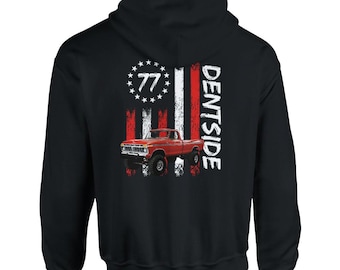 Bluza z kapturem Ford HighBoy Truck | Odzież Ford Dentside | Klasyczna bluza z kapturem Ford Show