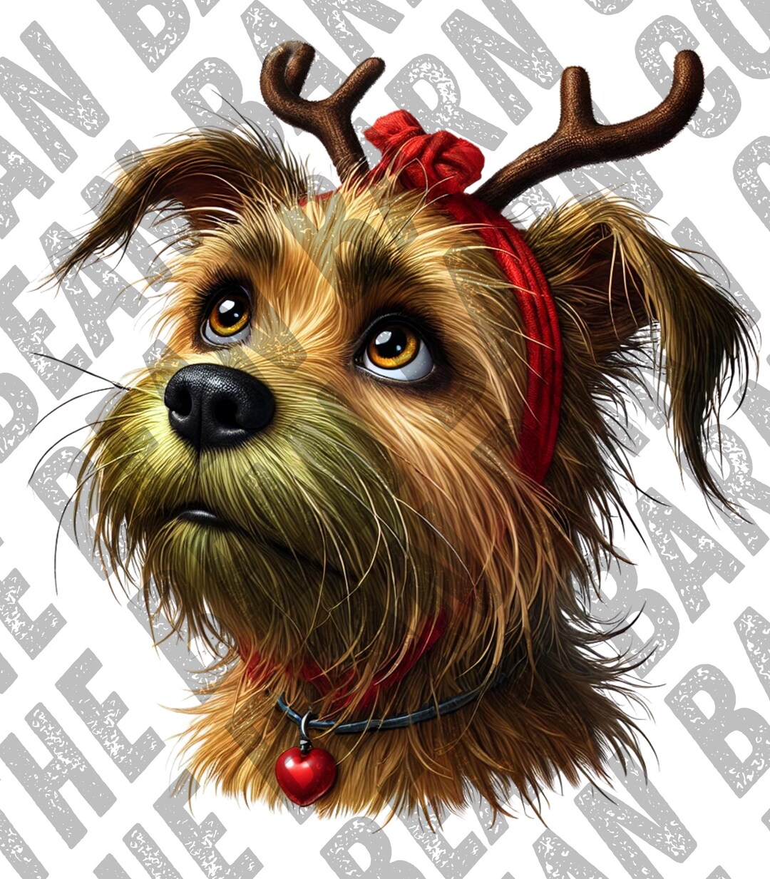 Max the Grinch Dog PNG - Adorable Christmas Digital Download for Crafts ...