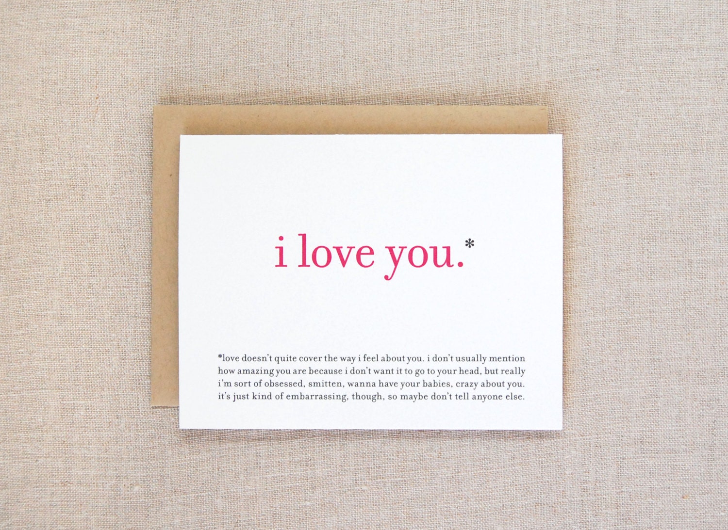 Printable / Funny Love Card / I Love You Valentine Card - Etsy