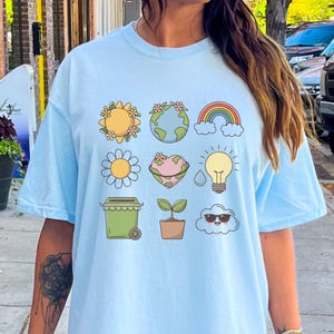 Comfort Colors® Earth Day shirt natuurliefhebber cadeau milieuactivist shirt Earth Lover shirt Earth Day leraar shirt Recycle shirt leraar