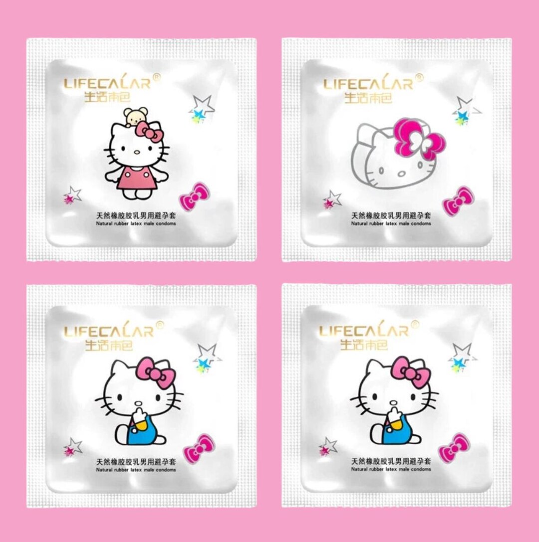 Pack of 20 Hello Kitty Condoms Fun & Stylish Protection - Etsy