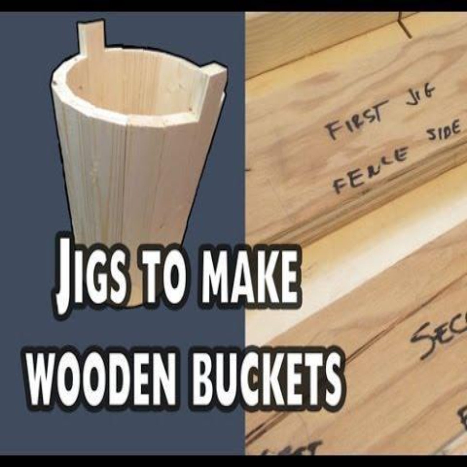 Country Garden Wooden Bucket Flower Pot Woodworking Plans Etsy