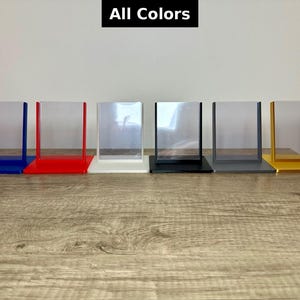 Set van 4 displaystandaards voor bovenlader | Gemengde kleuren | Gehoekt of recht | 3D-geprinte kaarthouder voor Pokémon, TCG, sportkaarten