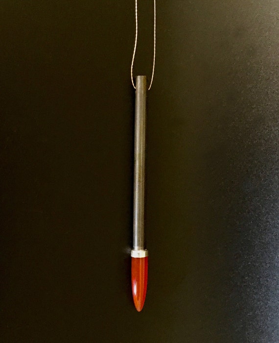 Sterling Silver & Carnelian Pendant