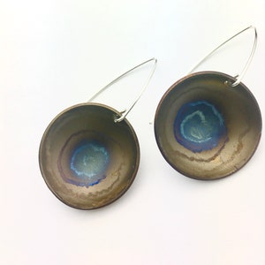 Titan & Sterling Silber Ohrringe
