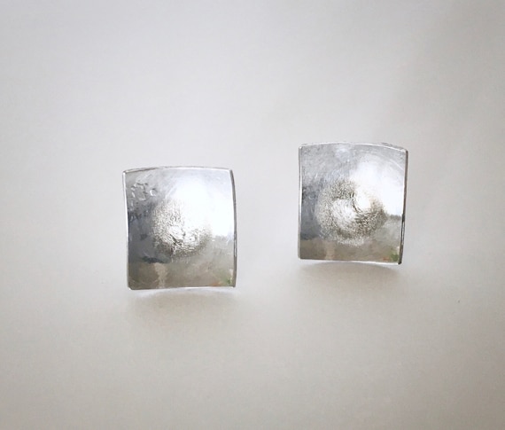 Reclaimed Aluminum Stud Earrings