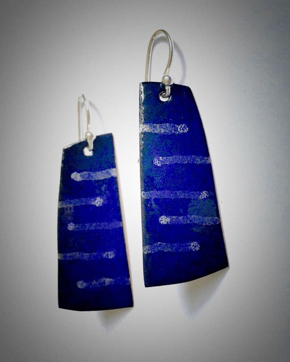 EnamelArt vitreous enamel earrings