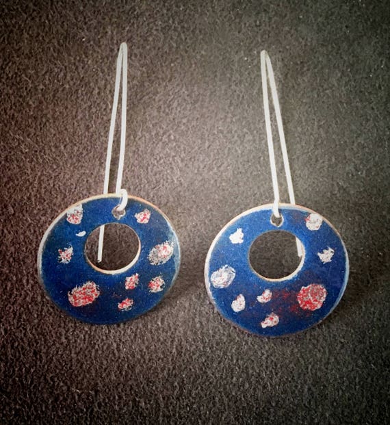 EnamelArt vitreous enamel earrings