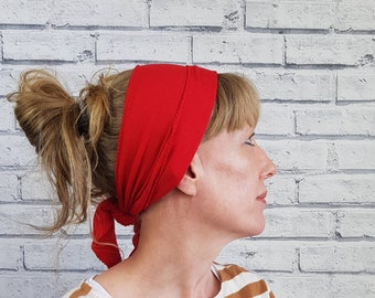 Non Slip Headscarf - Red