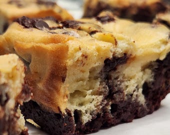 Chocolate Cheesecake Brownies - Sold By The Half Dozen