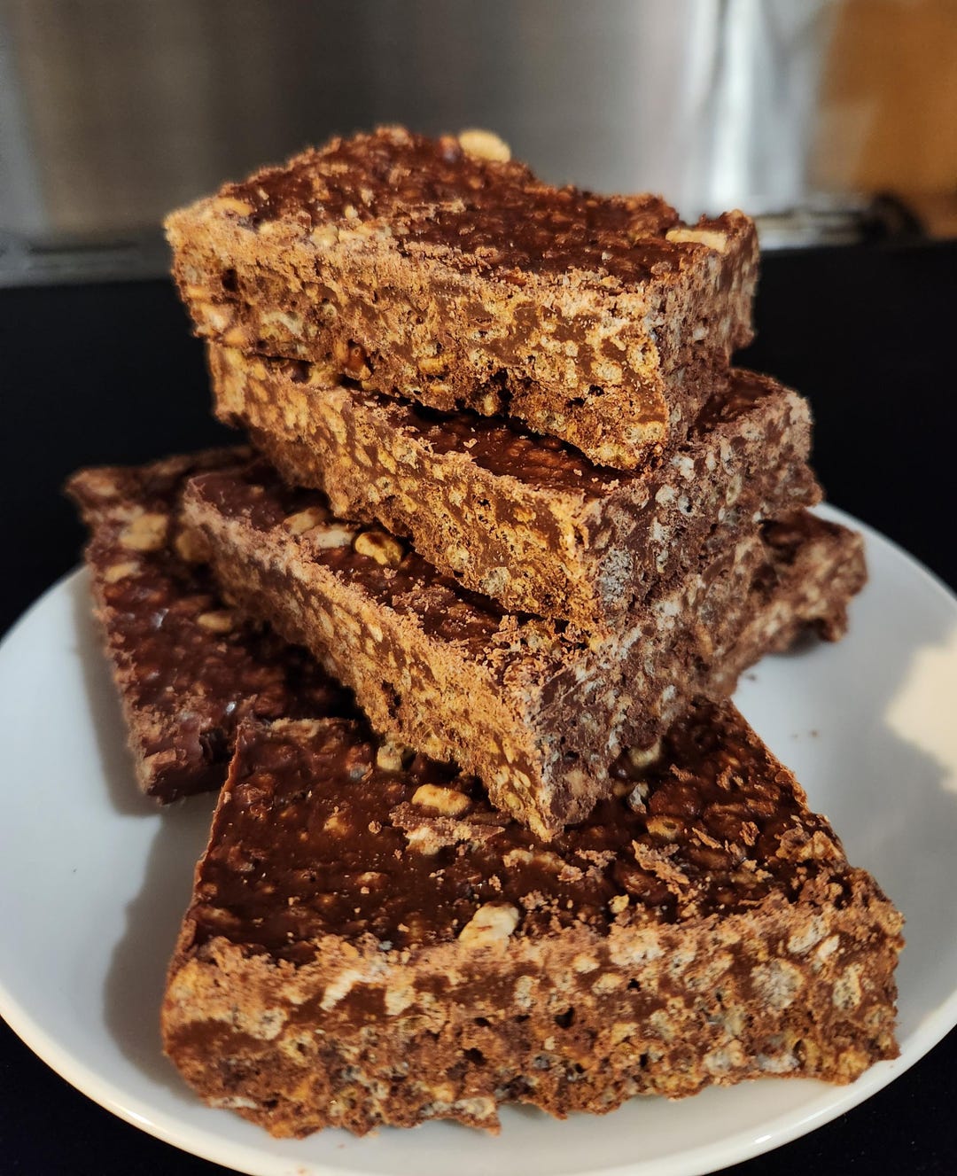 VEGAN Chocolate Peanut Butter Crunch Bars Sold by the Half