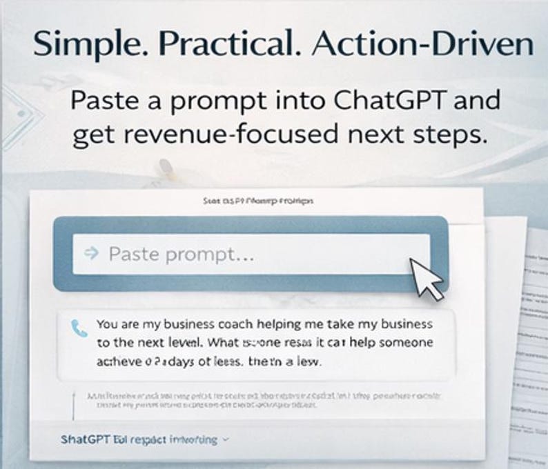 100 Chatgpt Revenue Prompts for Small Business | Offers, Pricing, Sales ...