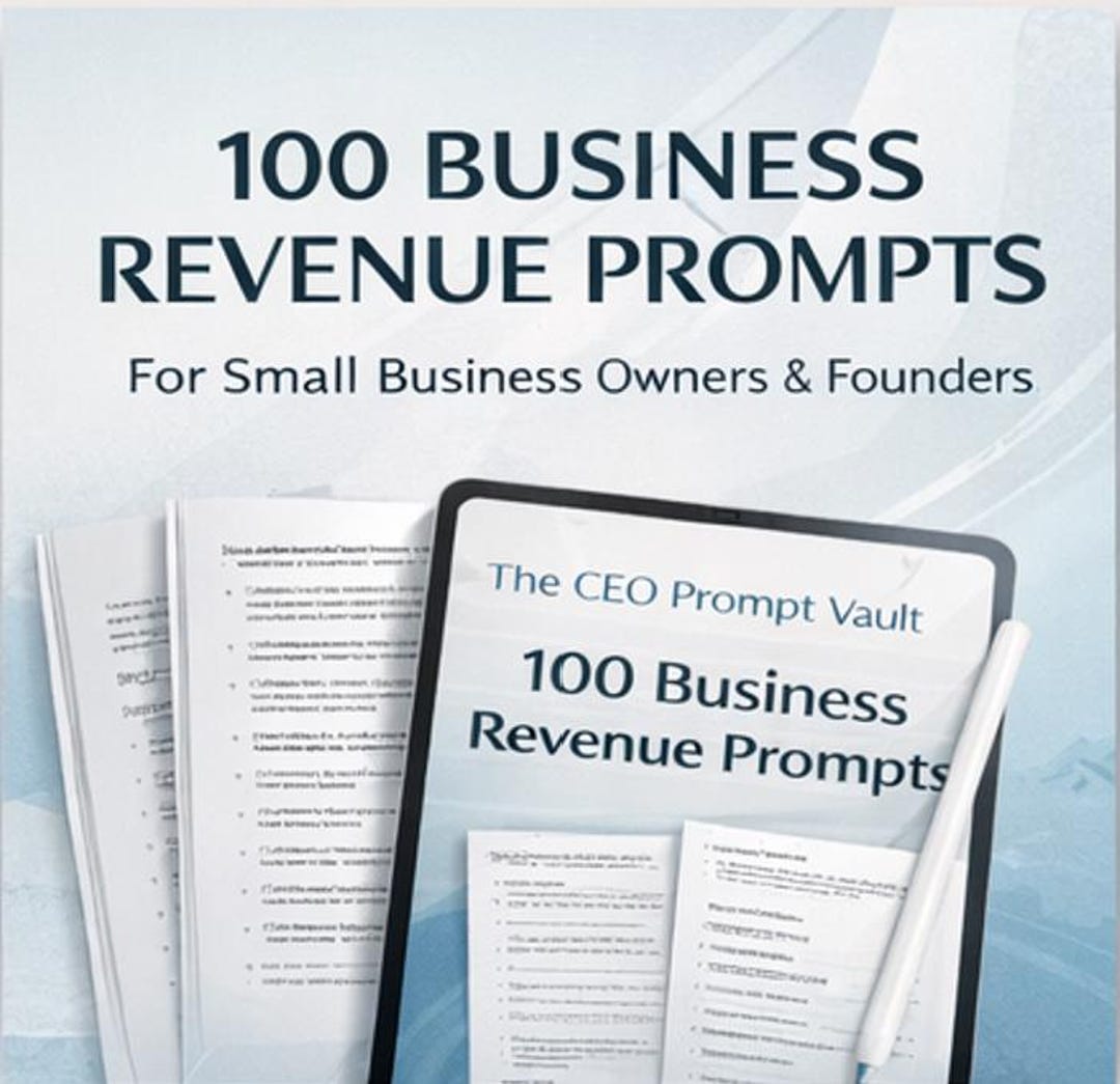 100 Chatgpt Revenue Prompts for Small Business | Offers, Pricing, Sales ...