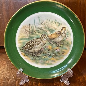 Vtg AK Kaiser W. Germany Porcelain Coaster, collectors plate