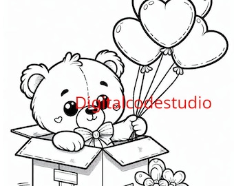 Lieb mich Ausmalbilder