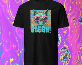 Camiseta del gato Blegh