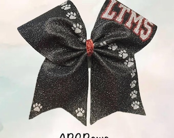 Personalized cheer bows