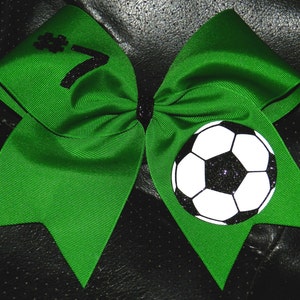 Personalized - 3&quot; Texas Size Cheer bow - single layer -soccer - team discounts