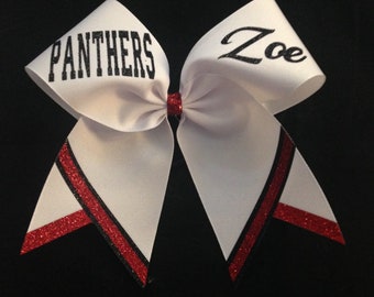 Personalized cheer bows