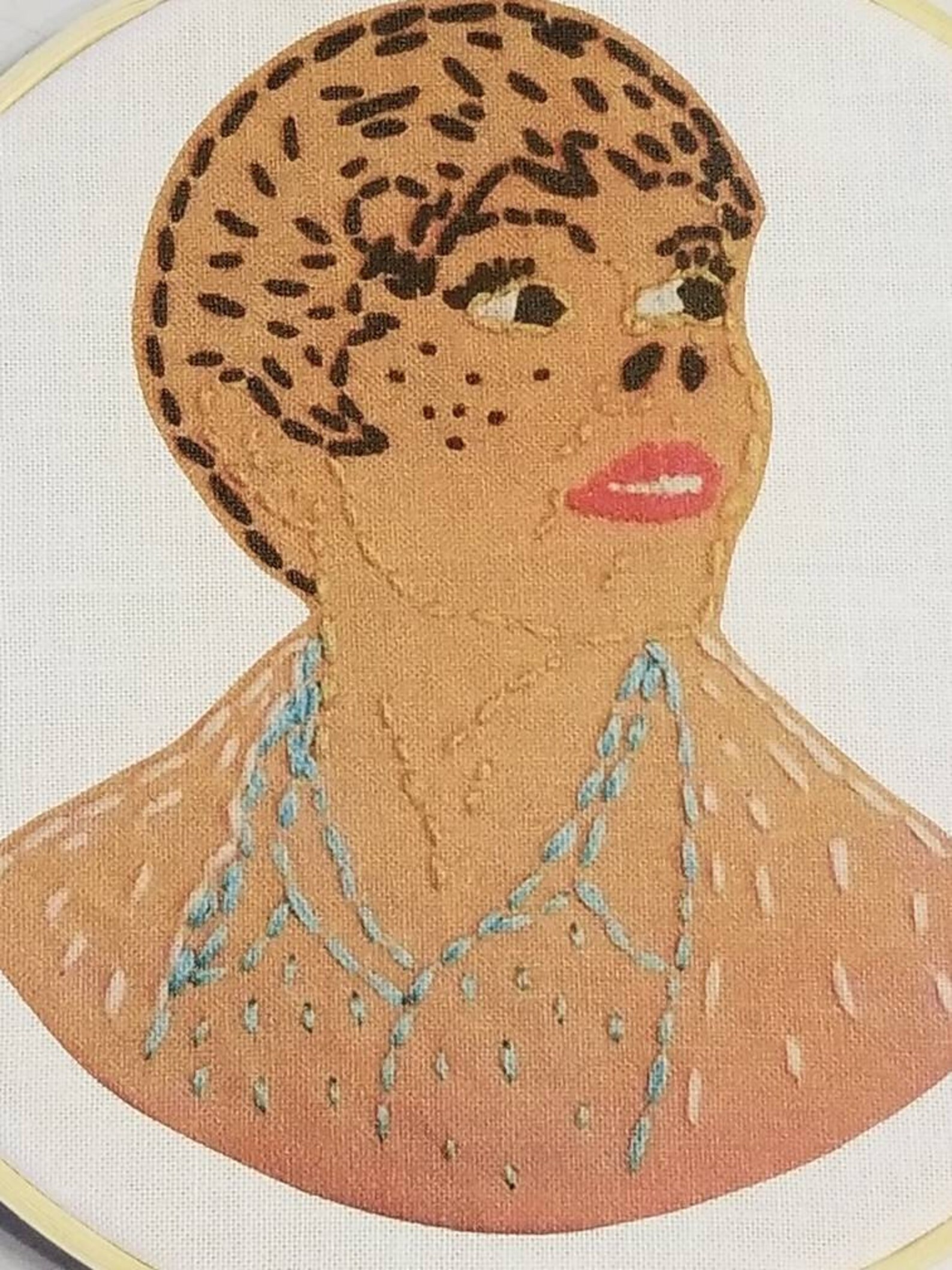 Nutmeg / At Home With Amy Sedaris / Embroidered Fabric Heat Etsy