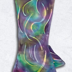 Hand painted silk scarf, one of a kind, gift for woman
