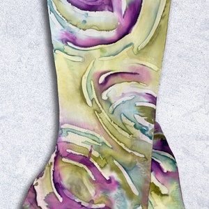 Hand painted silk scarf, one of a kind, gift for woman