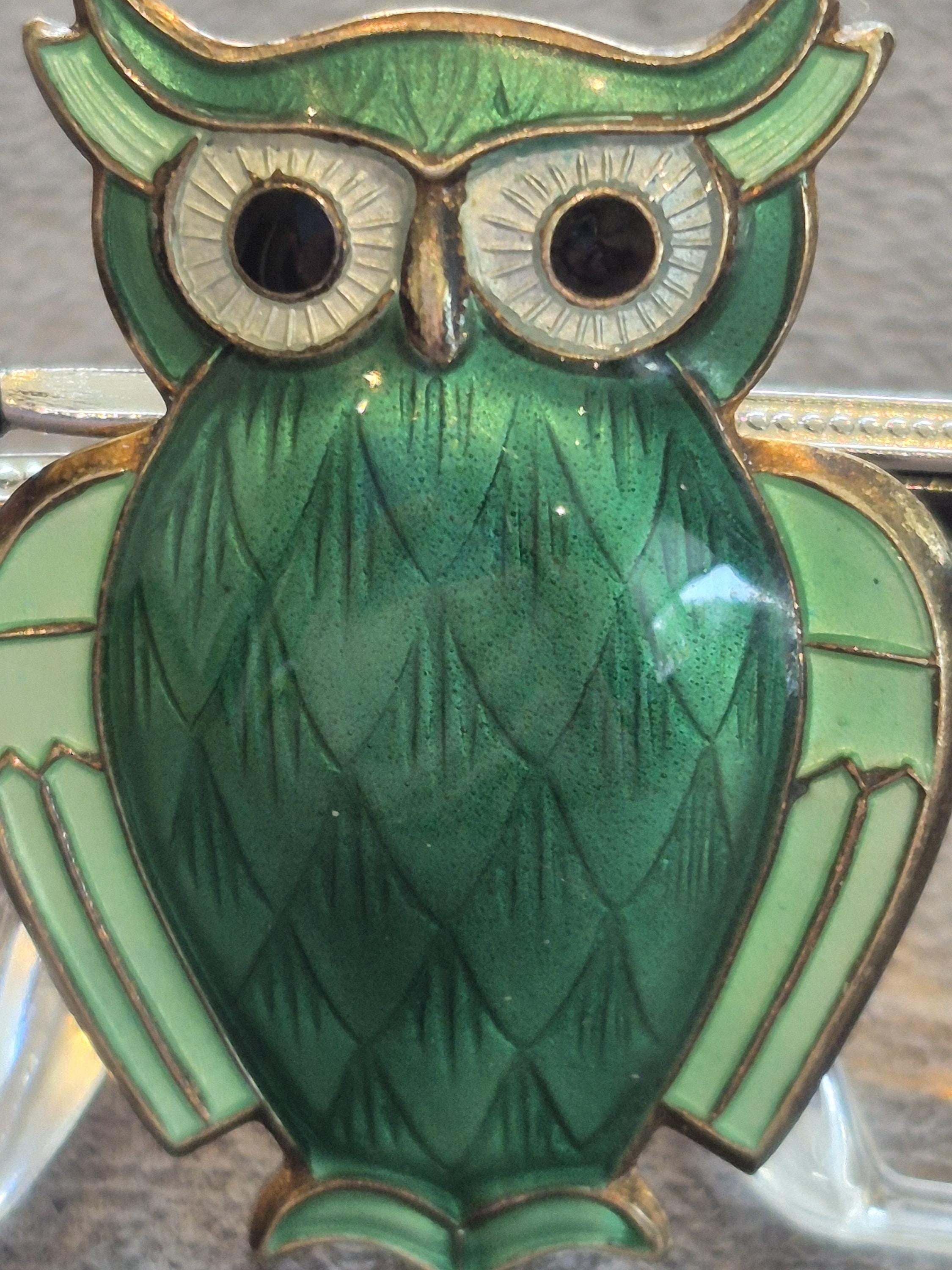 David Andersen Owl Brooch - Etsy