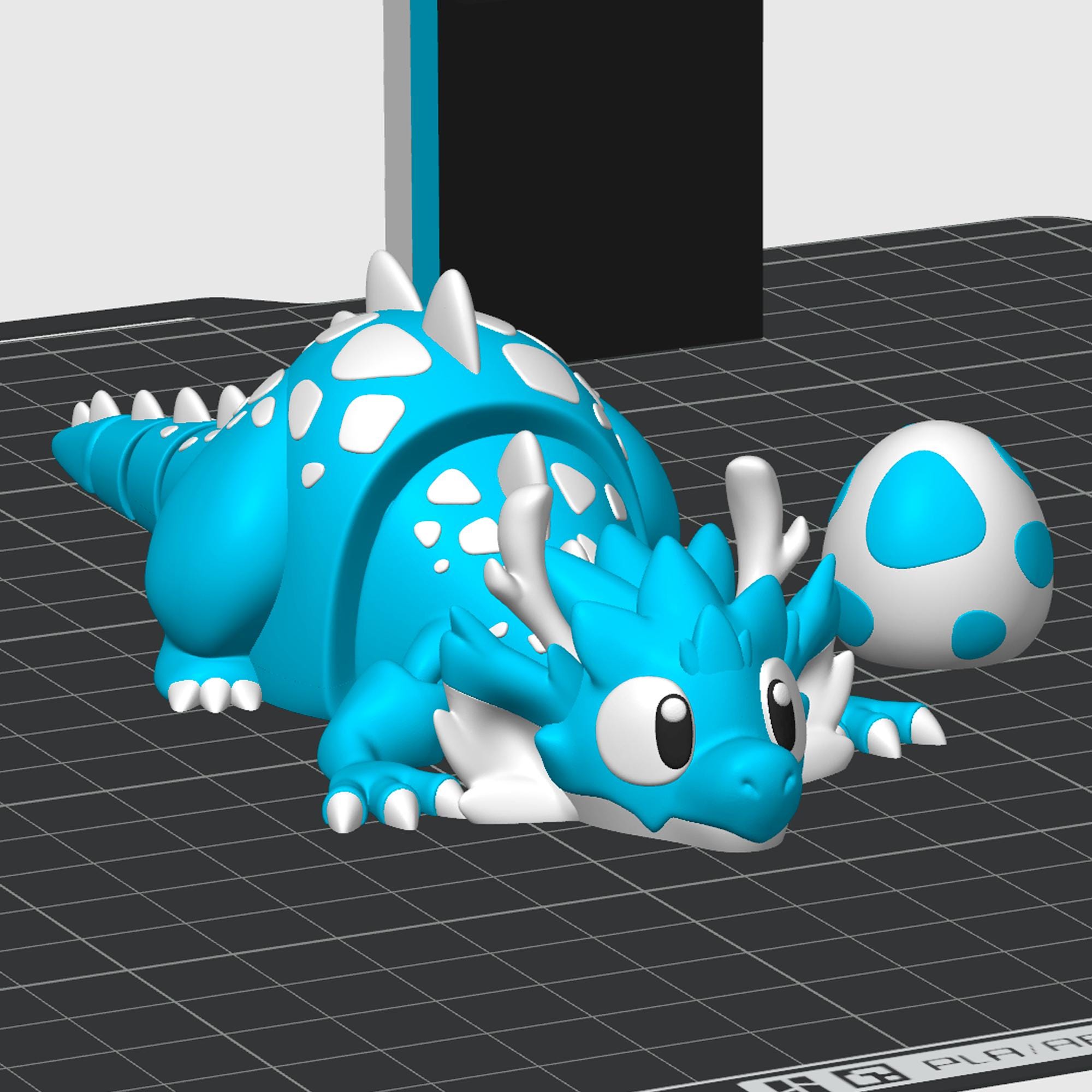 Dragon Articulé Imprimé En 3D – 44 Cm, Joints Flexibles, Jouet Fidget Et Déco
