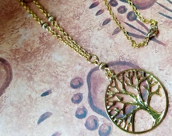 Gold Tree of Life Necklace