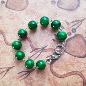 Green Beaded Bracelet