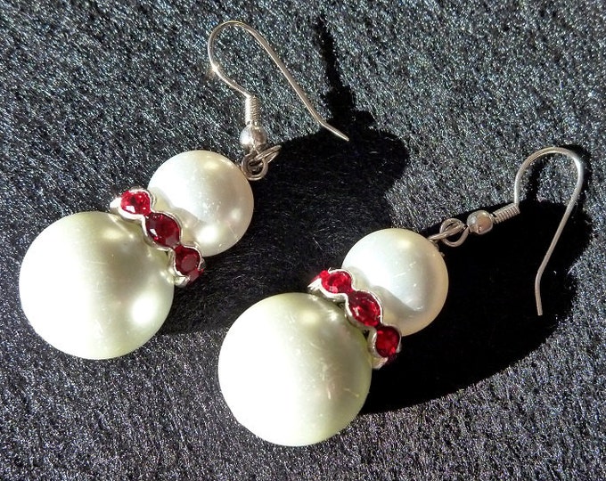 Snowman Drop Earrings