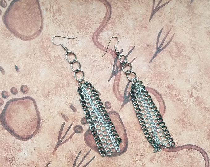 Multi-chain Drop Earrings