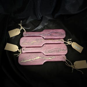 Lightning fractal resin-filled 12” paddle