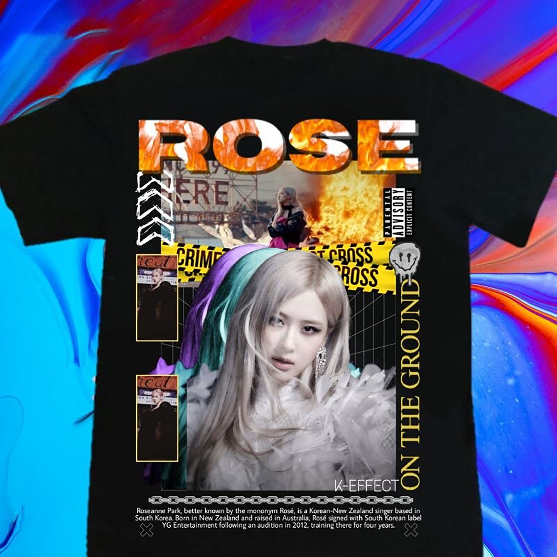 Discover Camiseta Blackpink Rosé Park Chaeyoung Vintage para Hombre Mujer