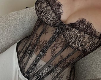 Ethereal Lace Couture-korsett – Skräddarsydd på beställning