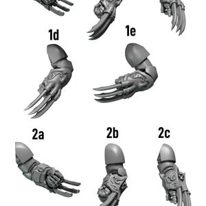 10x Greytide Studios Crimson lords Claws