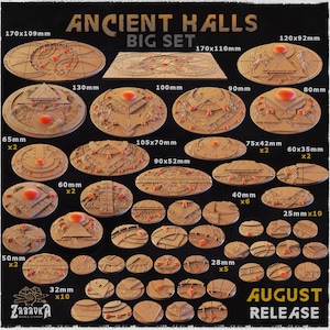 Ancient Halls - Bases & Toppers by Zabavka Workshop